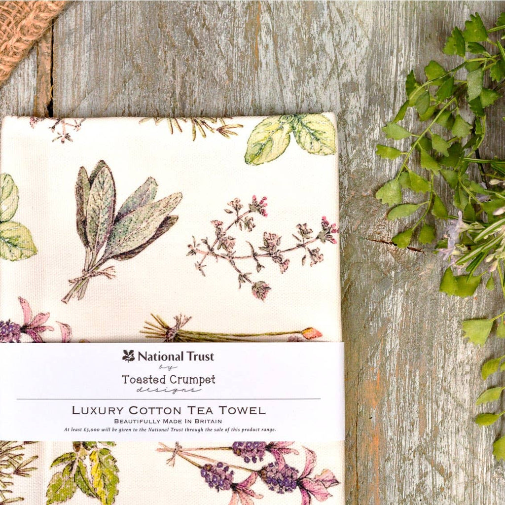 The Kitchen Garden (Herbs Pure) Tea Towel