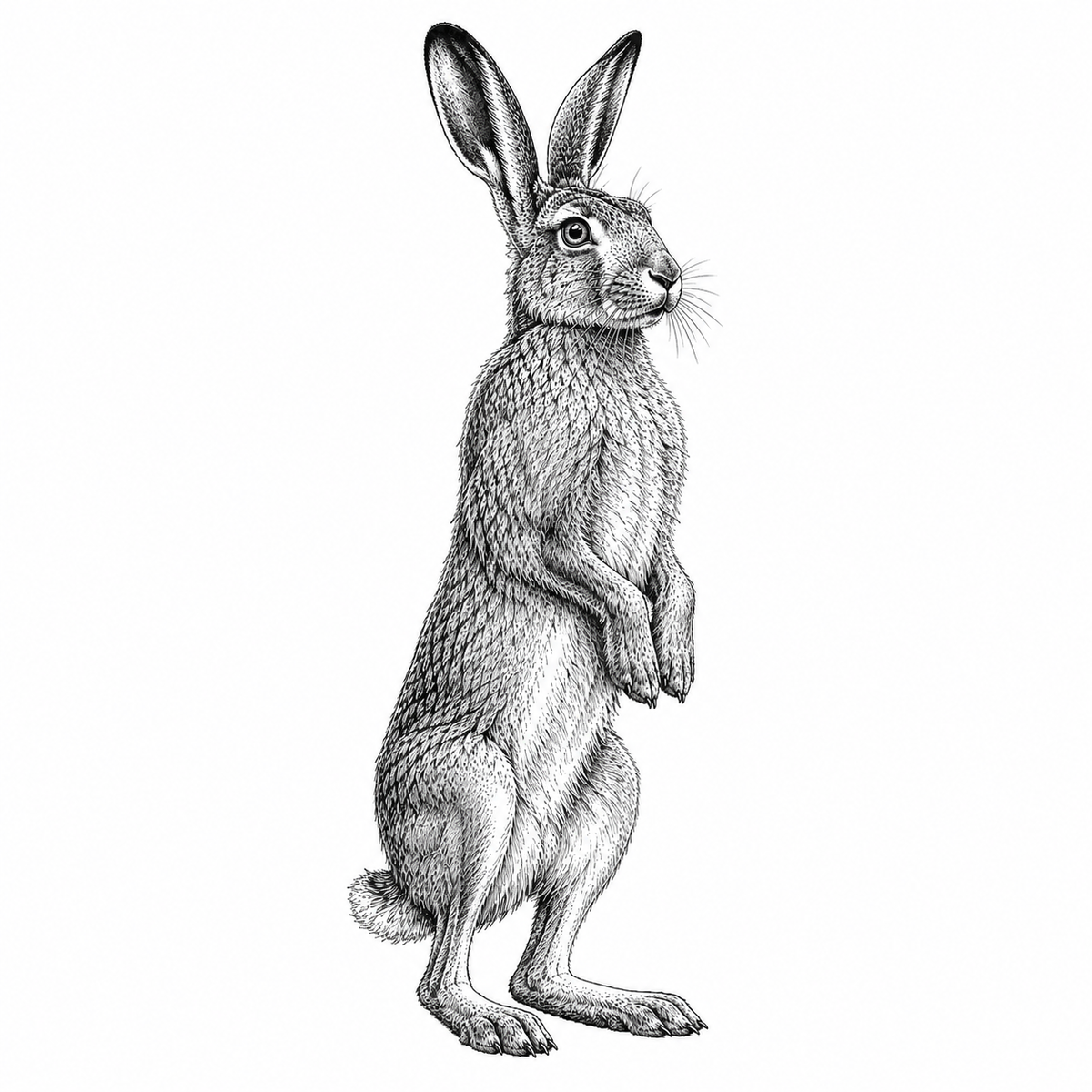 Hare Slate Coasters, Highland Farmhouse Gift, Engraved Hare Portrait