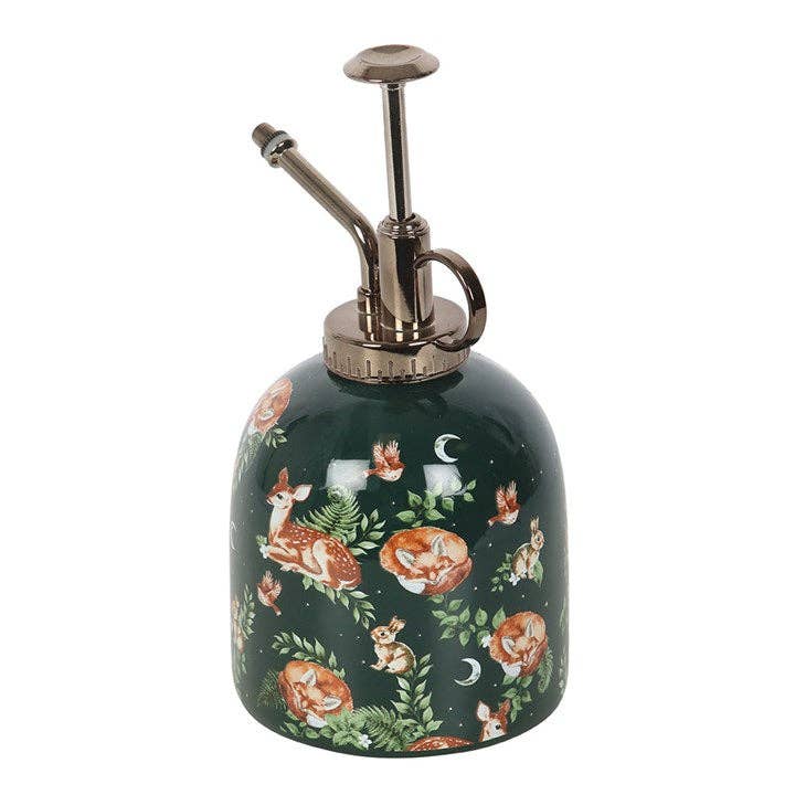 Green Forest Animal Print Ceramic Plant Mister