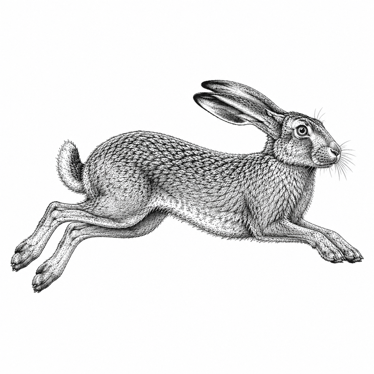 Hare Slate Coasters, Highland Farmhouse Gift, Engraved Hare Portrait