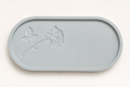 Engraved Rose Sage Jesmonite Oval Trinket Dish, Croft & Cleo