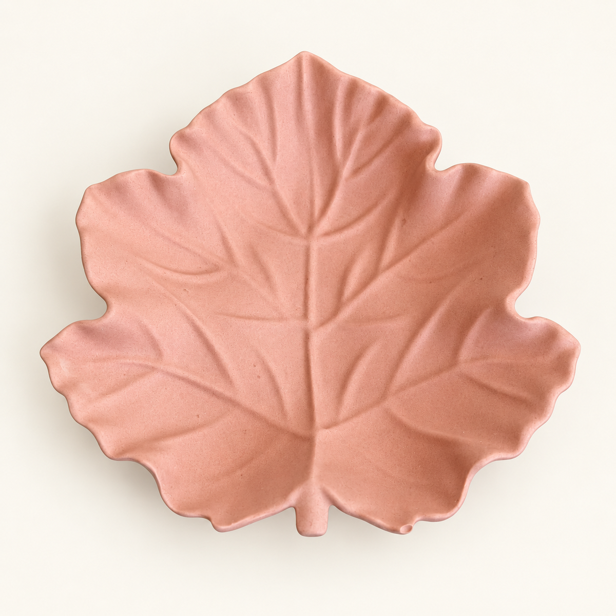 Trinket Tray, Maple Leaf Jesmonite, Autumn Leaf Shaped Catchall Dish