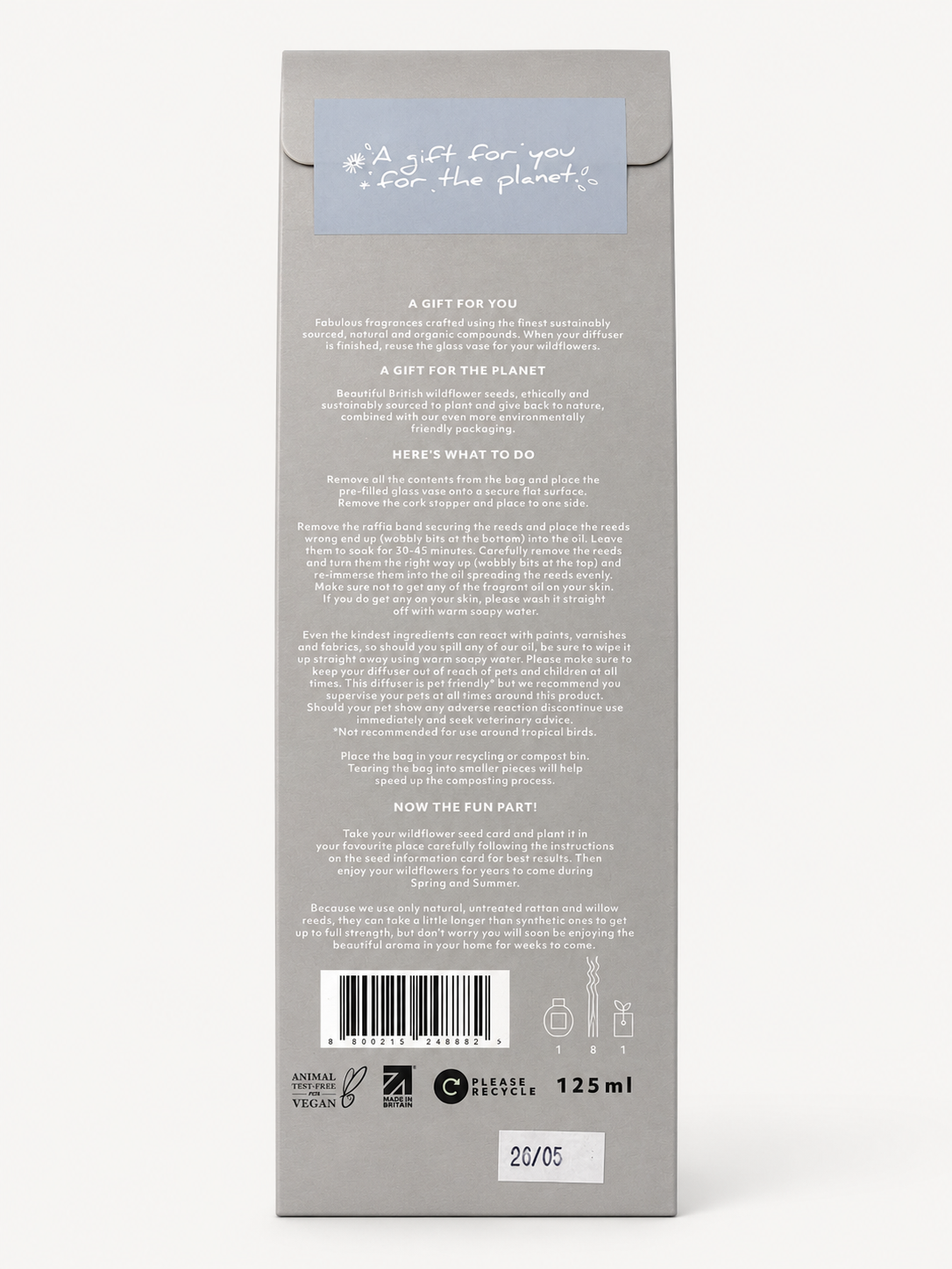 Joy Wellness reed diffuser — styled in a kitchen, Croft & Cleo