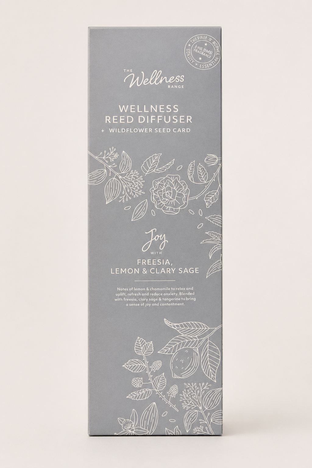 Joy Wellness reed diffuser — alternate angle, Croft & Cleo