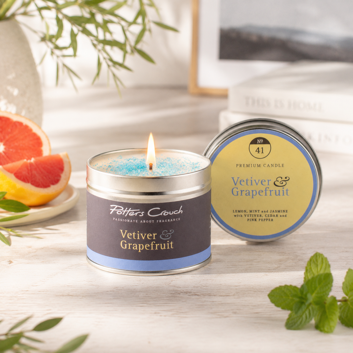 Soy Candle - Vetiver Grapefruit