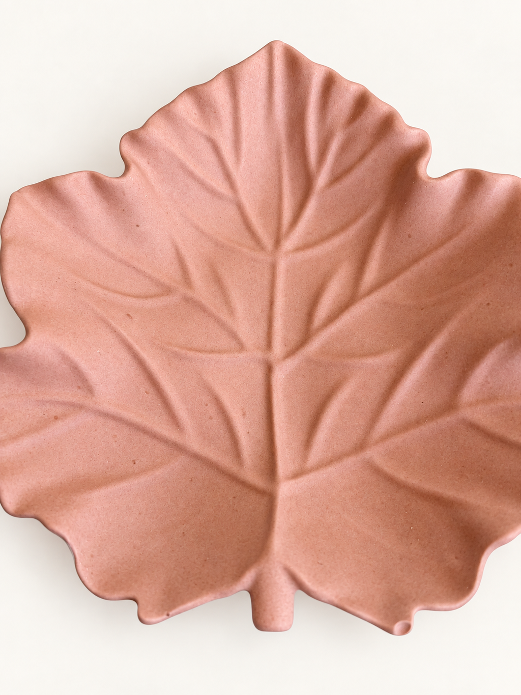 Trinket Tray, Maple Leaf Jesmonite, Autumn Leaf Shaped Catchall Dish