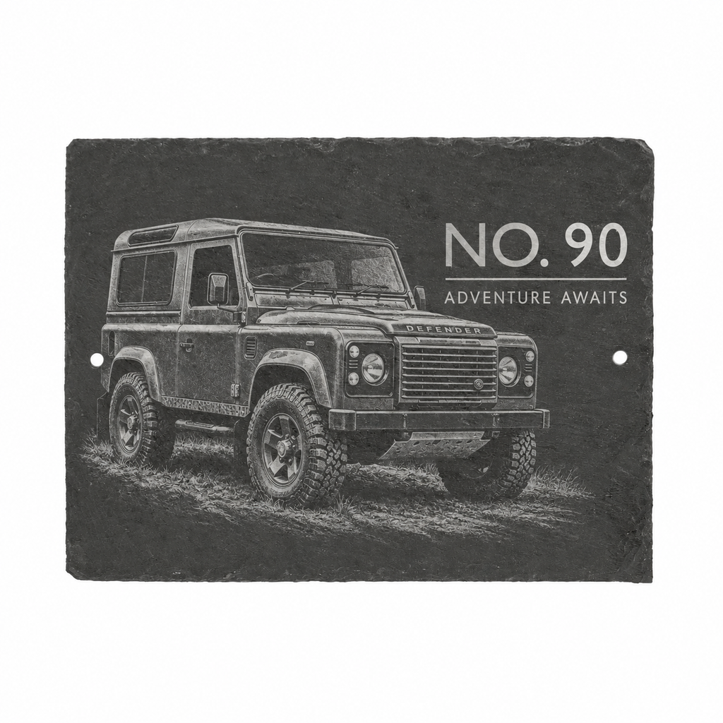 Personalised Slate House Sign or Wall Plaque, 20 x 15cm, Engraved Custom Address Sign, Housewarming Gift