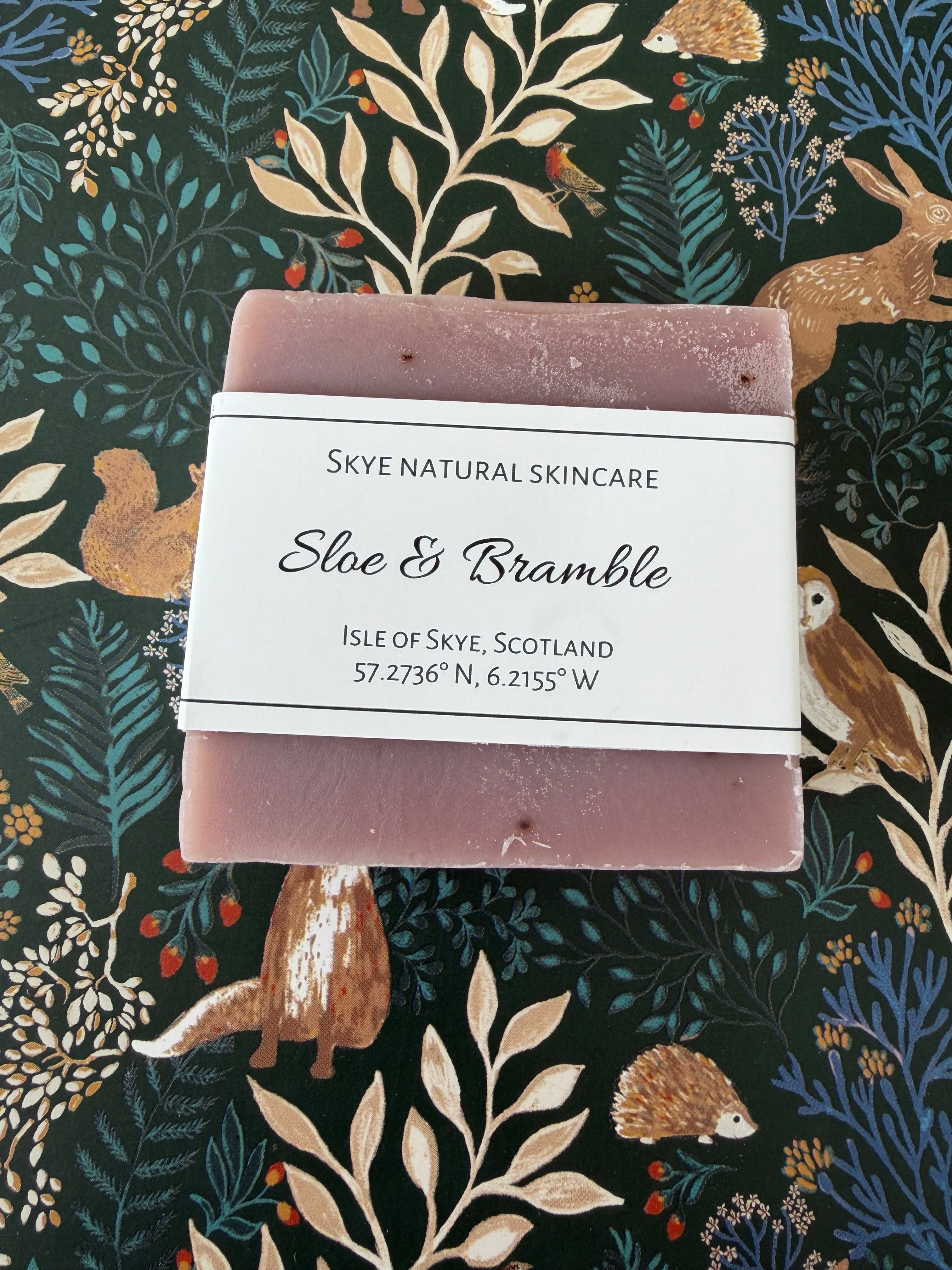 Sloe and bramble soap lifestyle shot — natural ingredients and hedgerow-inspired fragrance, Croft & Cleo