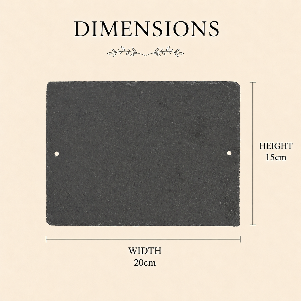 Personalised Slate House Sign or Wall Plaque, 20 x 15cm, Engraved Custom Address Sign, Housewarming Gift