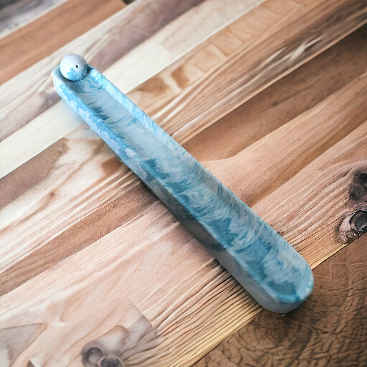 Incense Holder & Incense Bundle displayed on shelf with candles and natural objects, Croft & Cleo