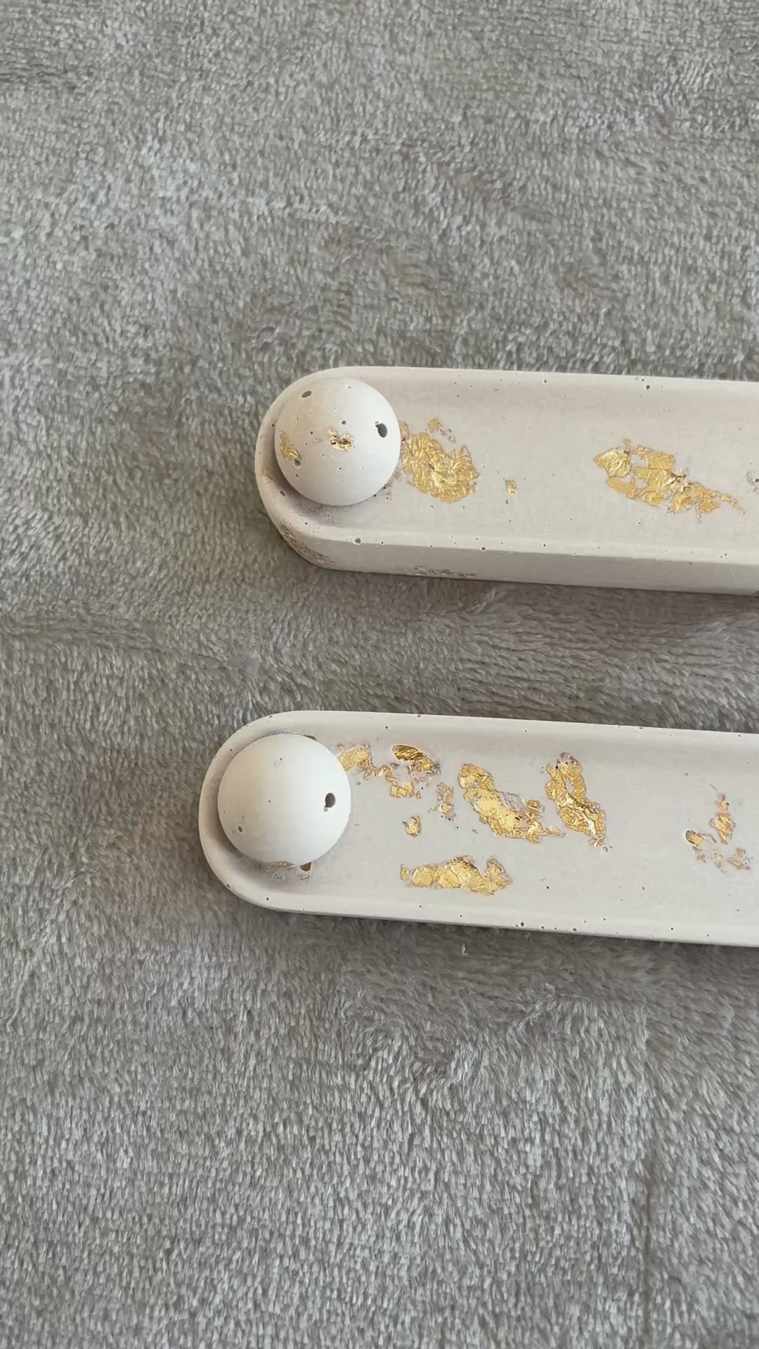 Incense Holder, Jesmonite, Handcrafted Stick Holder, Choose Your Finish