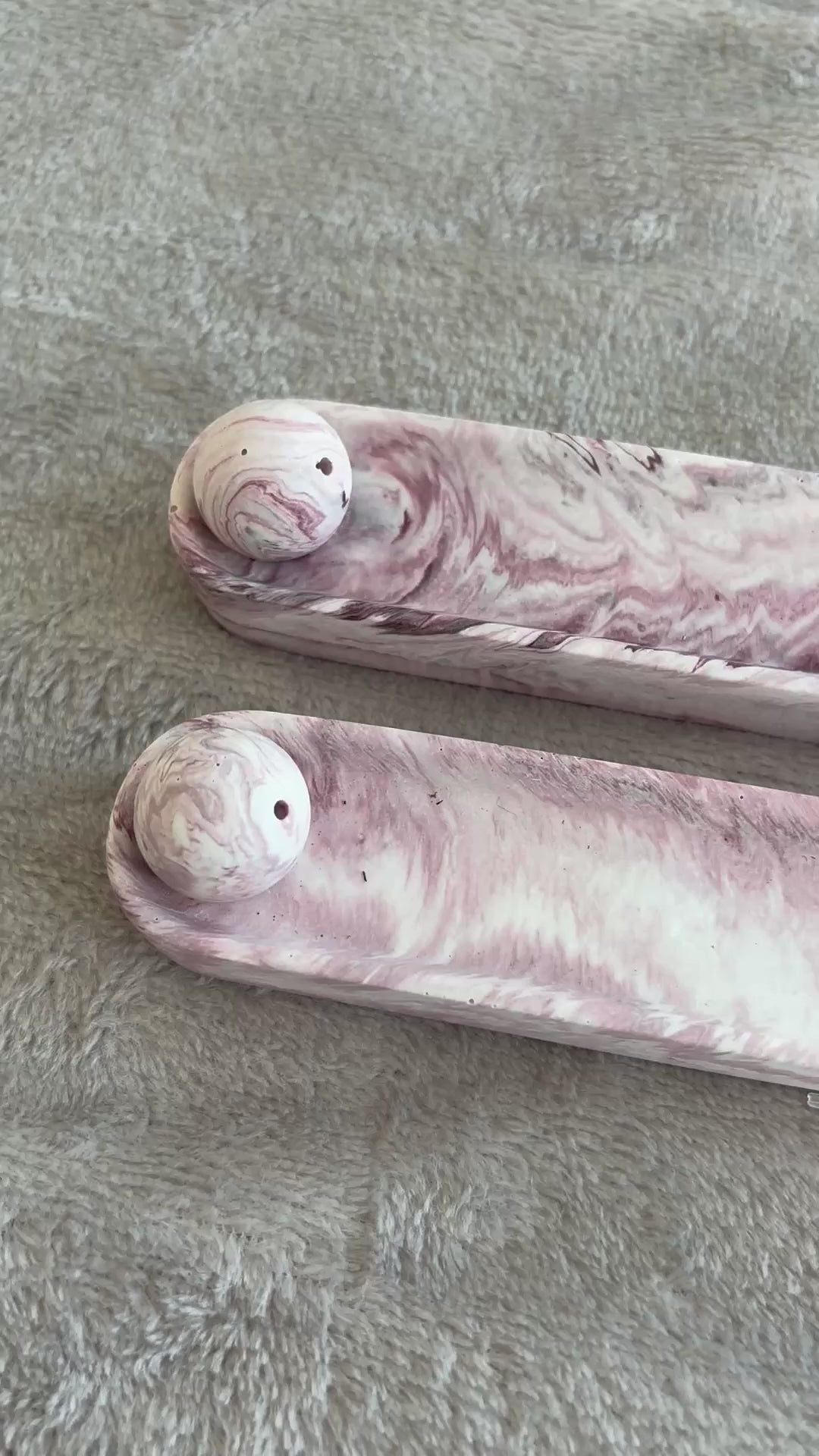 Incense Holder, Jesmonite, Handcrafted Stick Holder, Choose Your Finish